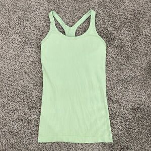 Lululemon Ebb to Street Tank Top size 4 light green